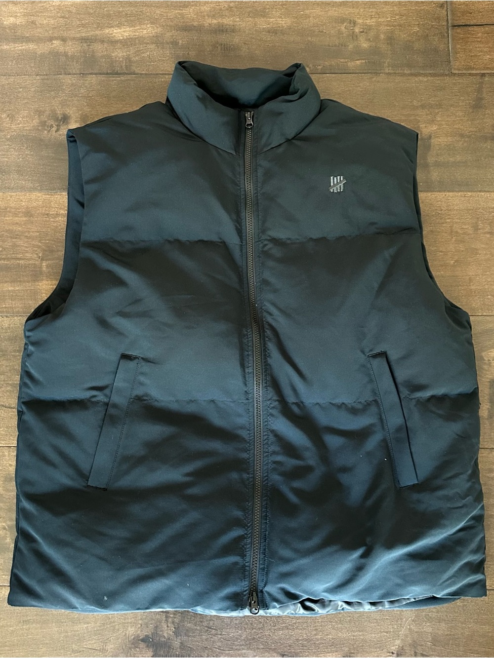 Undefeated Black Puffer Vest
